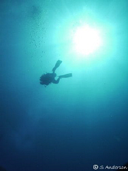 "Weightless in Nassau" This photo was taken in Nassau, th... by Steven Anderson 